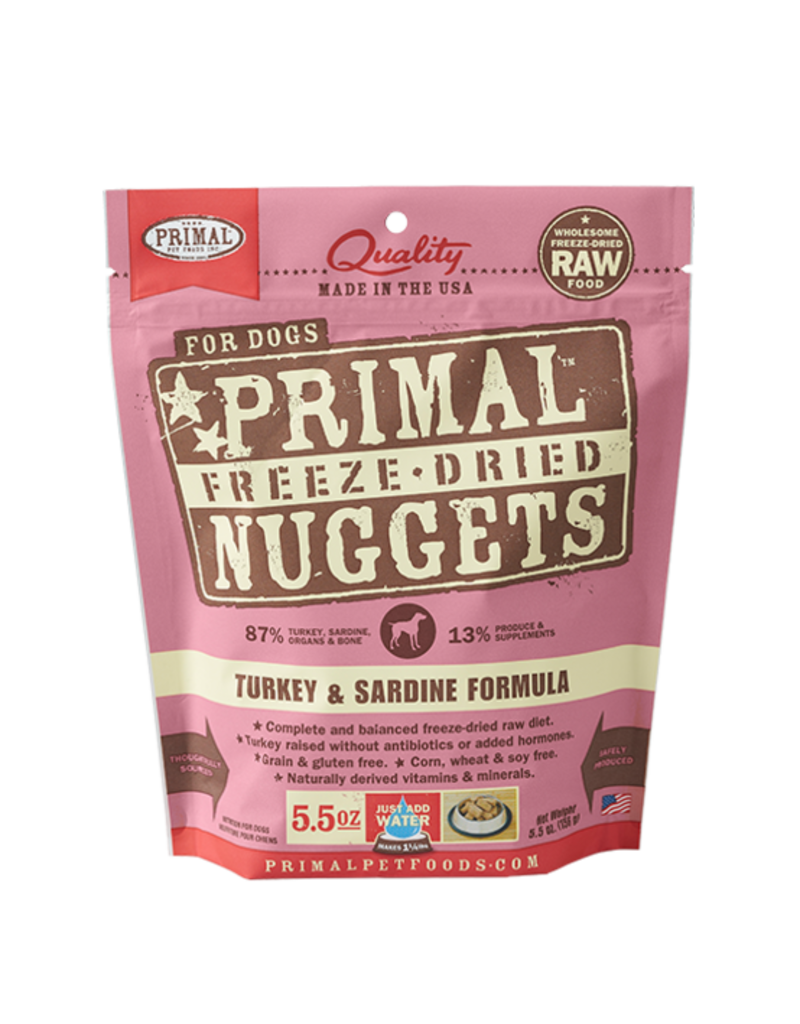 Primal Freeze-Dried Nuggets Turkey & Sardine