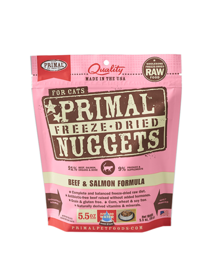 Primal Freeze-Dried Cat Nuggets Beef & Salmon