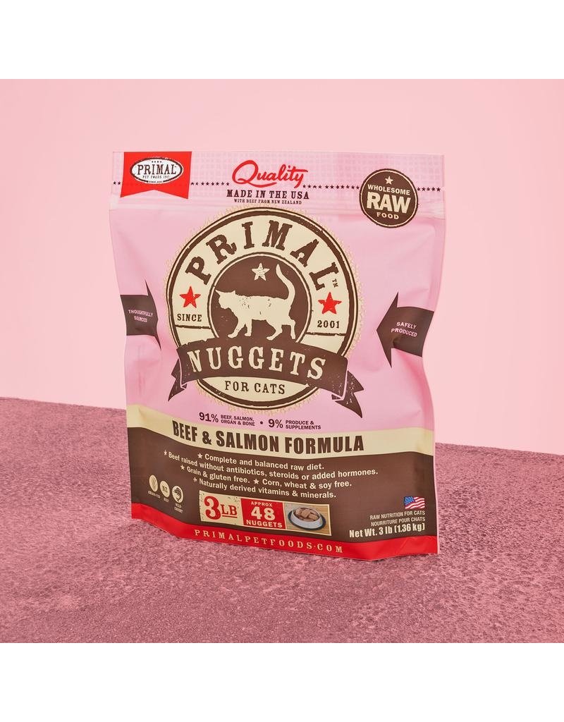 Primal Frozen Cat Beef & Salmon