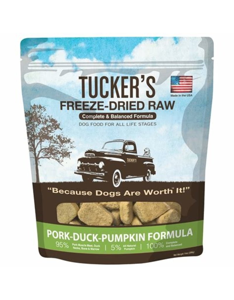 Tucker's Freeze Dried Pork Duck & Pumpkin 14oz