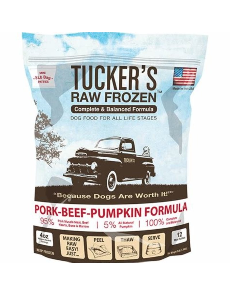 Tucker's Frozen Pork Beef & Pumpkin