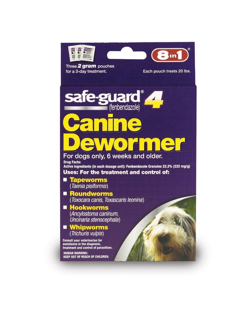 8 in 1 SafeGuard 4 Canine Dewormer