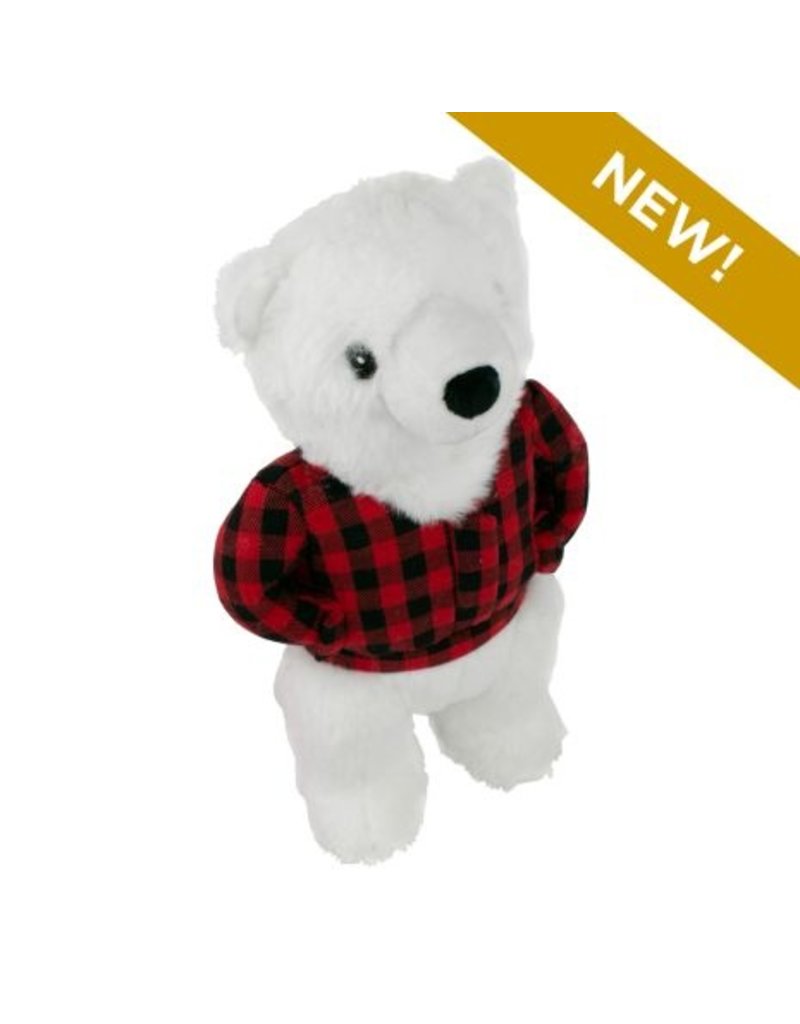 Tall Tails Plaid Polar Bear