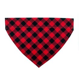 Tall Tails Red Plaid Bandana