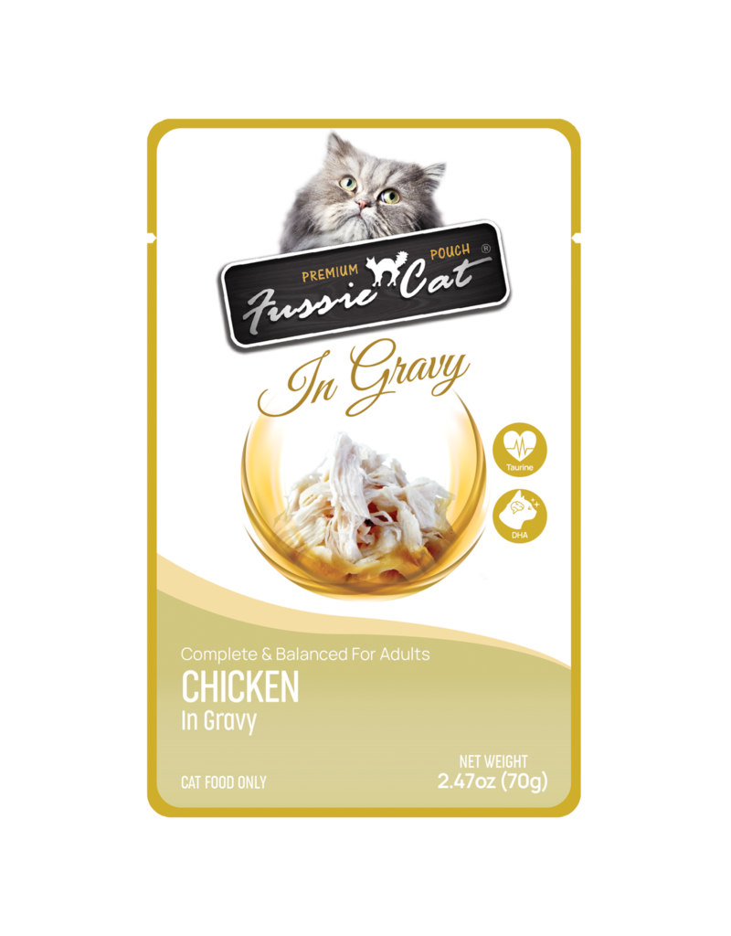 Fussie Cat Chicken in Gravy Pouch 2.47oz