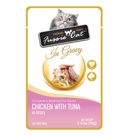 Fussie Cat Chicken with Tuna in Gravy Pouch 2.47oz
