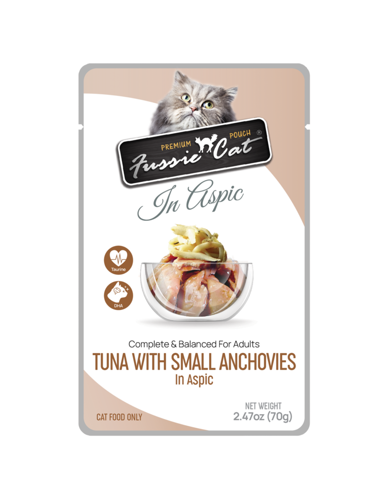 Fussie Cat Tuna with Small Anchovies Pouch 2.47oz