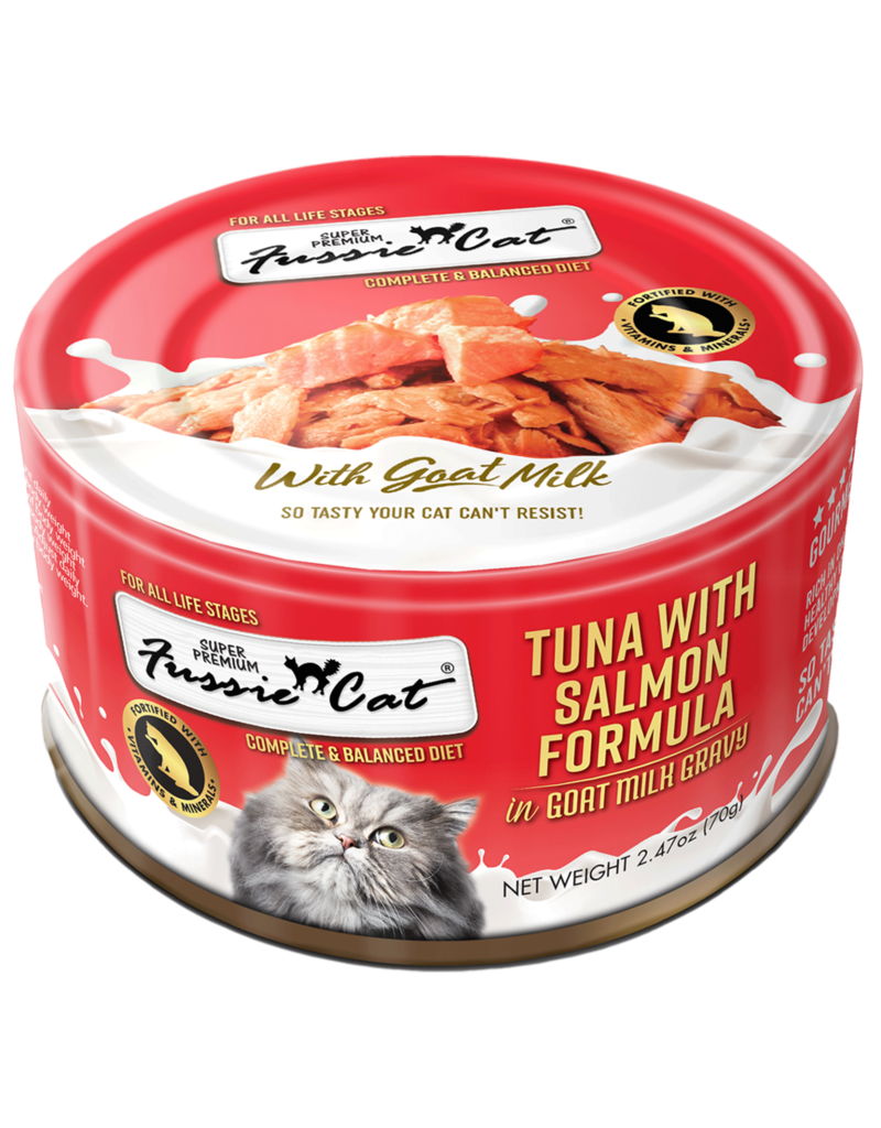 Fussie Cat Goatmilk Tuna & Salmon 2.47oz