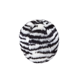 Fluff & Tuff Zebra Ball Medium