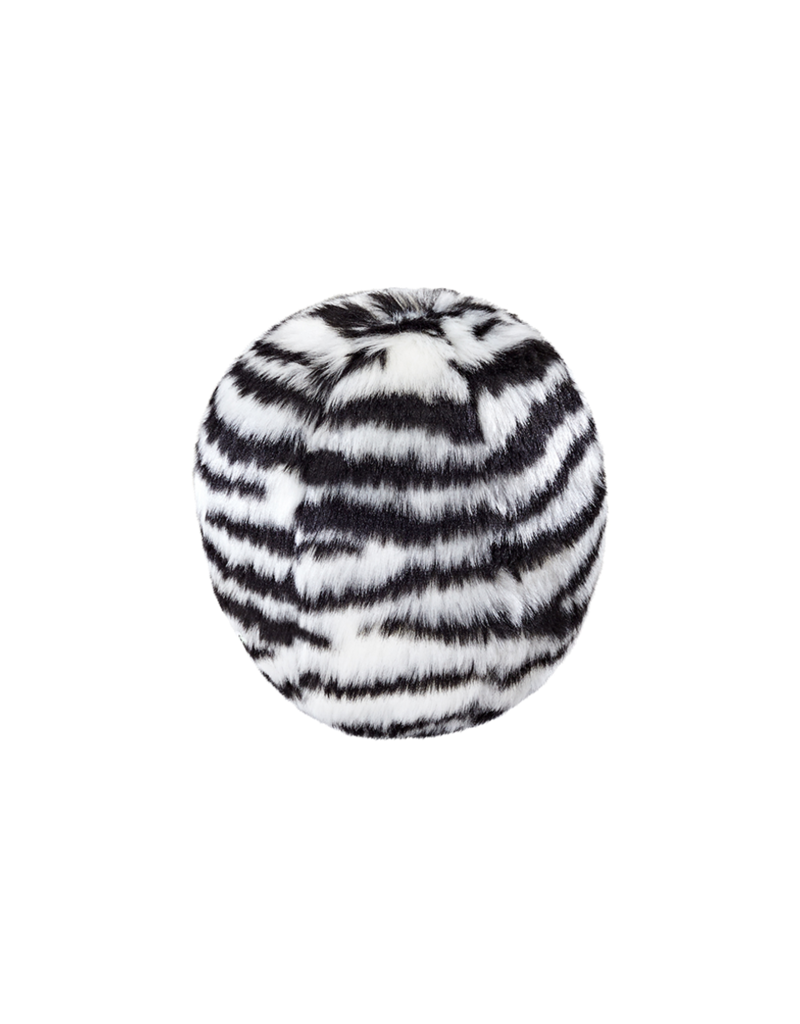 Fluff & Tuff Zebra Ball Medium
