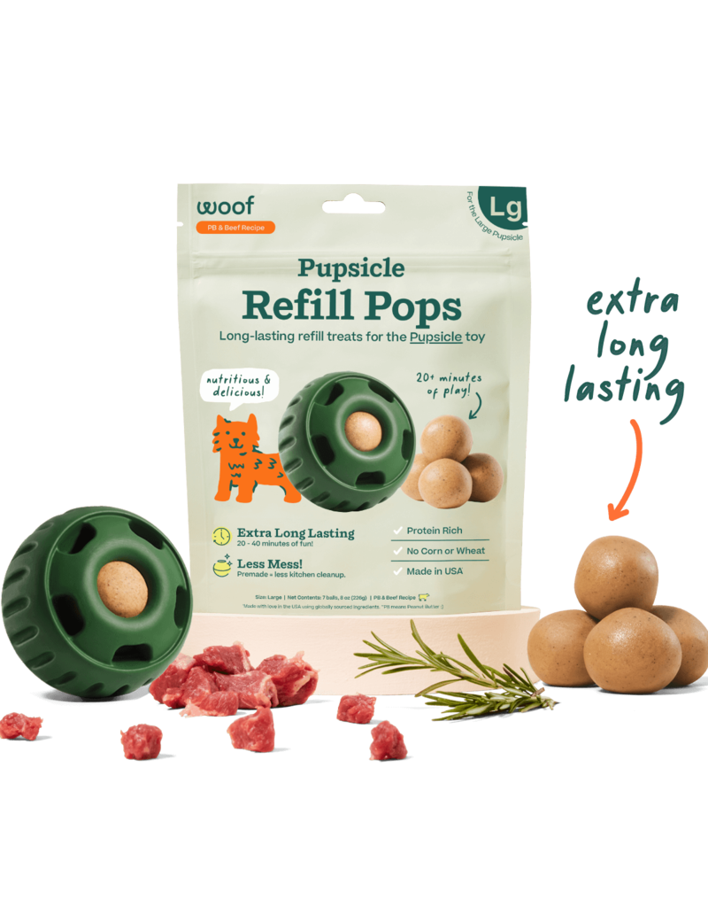 Woof Pupsicle Beef Pops