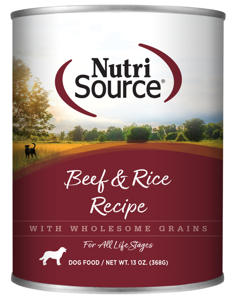 NutriSource Beef & Rice 13oz