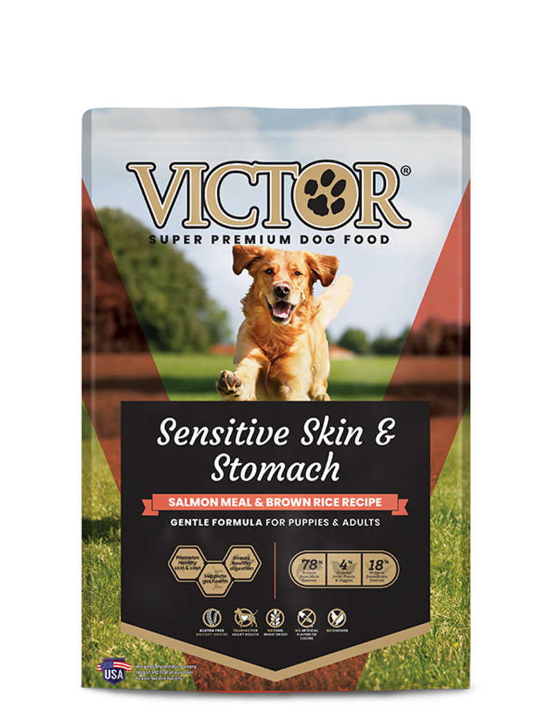 Victor Victor Sensitive Skin Stomach Salmon Br Rice