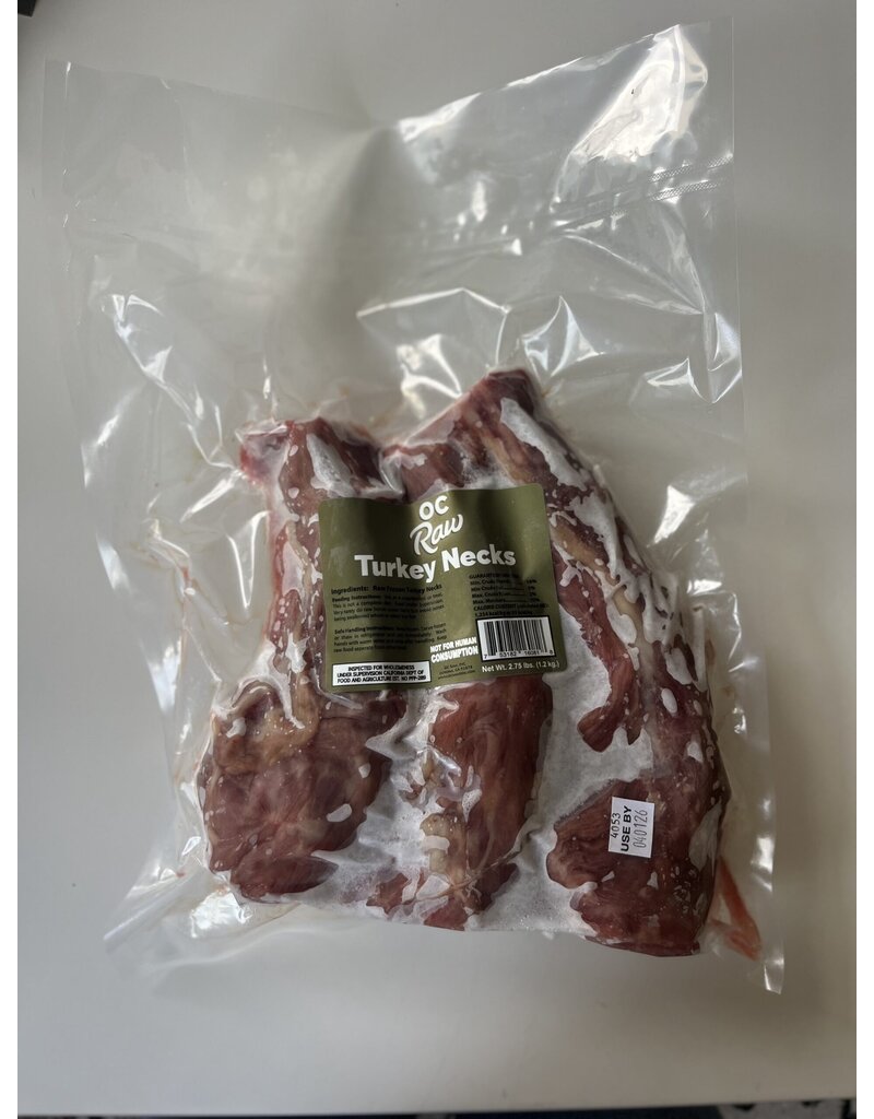 OC Raw OC Raw Frozen Turkey Neck 3lbs