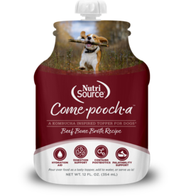 NutriSource Come-Pooch-A Beef Broth 12oz