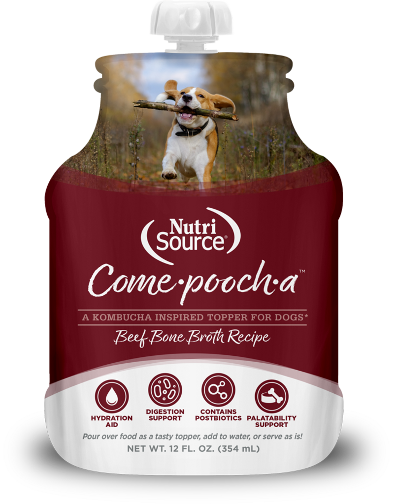 NutriSource Come-Pooch-A Beef Broth 12oz