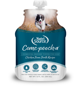 NutriSource Come-Pooch-A Chicken Broth 12oz