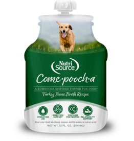 NutriSource Come-Pooch-A Turkey Broth 12oz
