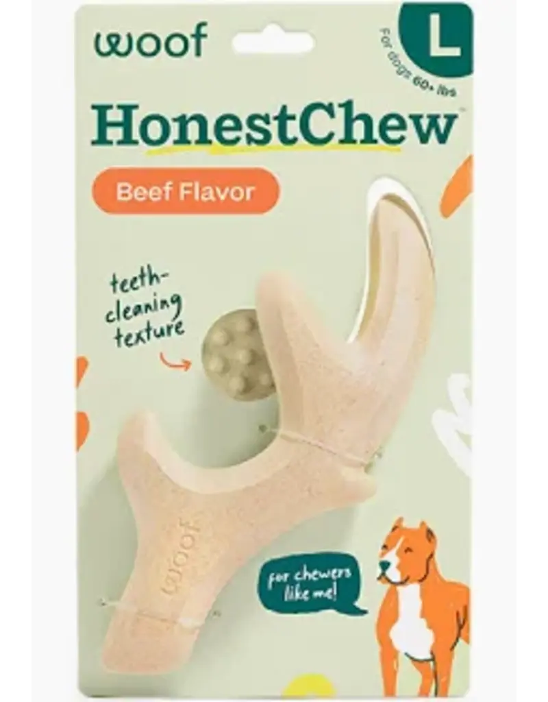Woof Woof Honest Chew  Med Antler