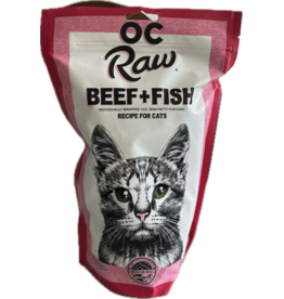 OC Raw OC Raw Cat Beef Produce Mini Patty 2lbs
