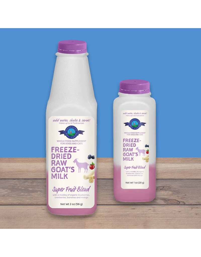 Shepherd Boy Farm Freeze Dried Goat Milk Super Fruit 16oz