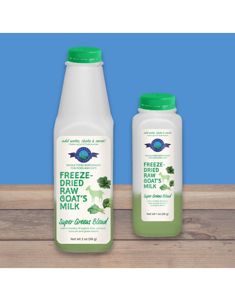 Shepherd Boy Farm Freeze Dried Goat Milk Super Green 32oz