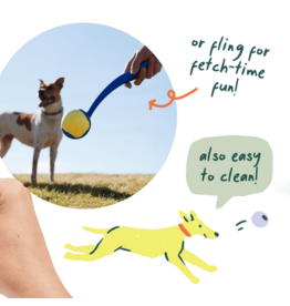 Woof Forager Flyball Yellow