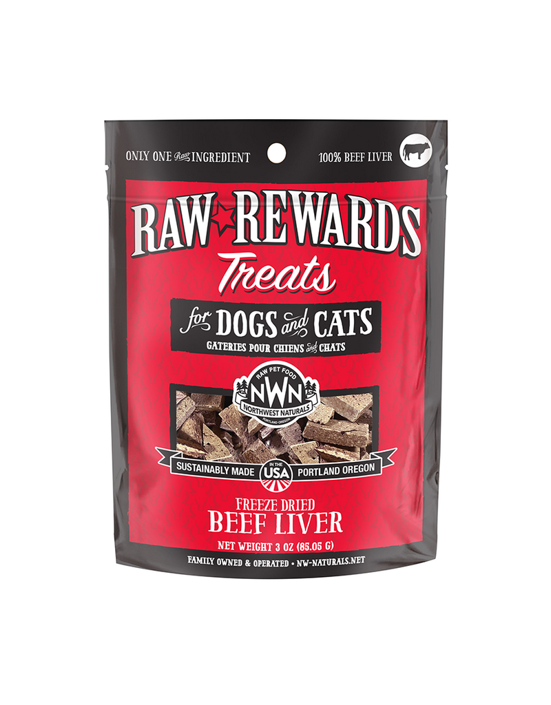 Northwest Naturals Raw Rewards Beef Liver 3oz