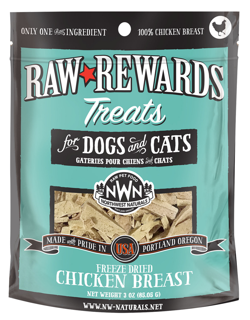 Northwest Naturals Raw Rewards Chicken Breast 3oz