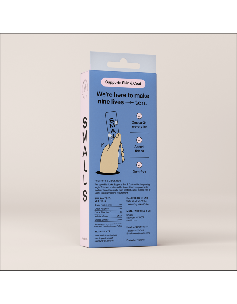 Smalls Lick Treat Tuna Skin and Coat