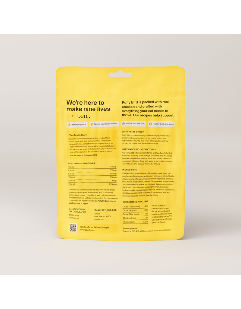 Smalls Freeze Dried Chicken 3oz