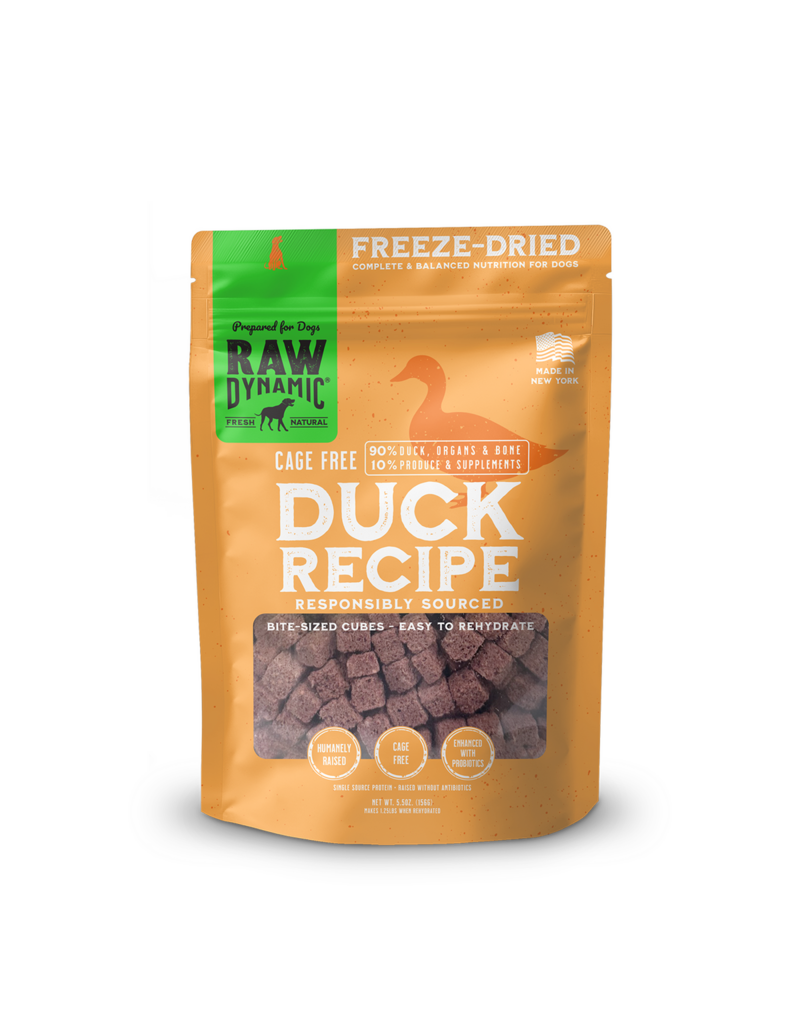 Raw Dynamic Freeze Dried Duck 5.5oz