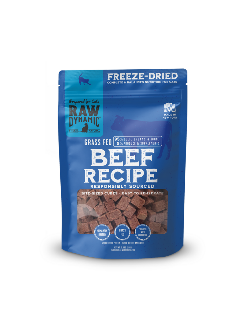 Raw Dynamic Cat Freeze Dried Beef 5.5oz
