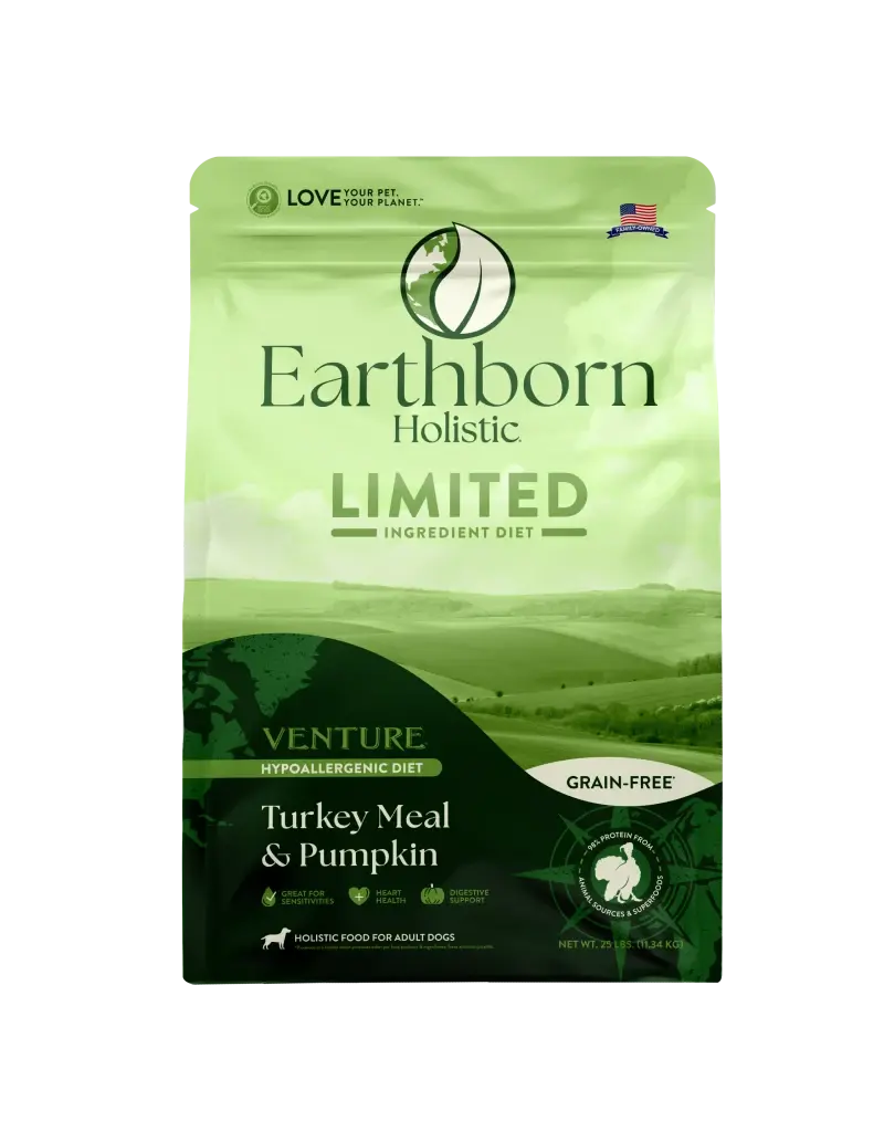 Earthborn Venture Turkey Meal & Pumpkin Dog 25 lb