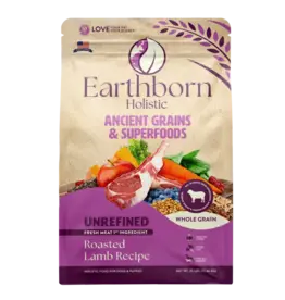 Earthborn Unrefined Roasted Lamb Dog 25 lb