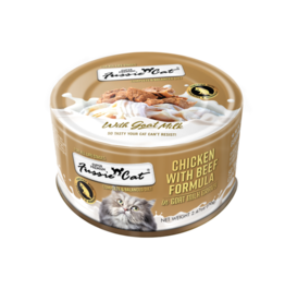 Fussie Cat Fussie Cat Goat Milk Chicken Beef 2.47oz