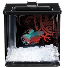 Marina EZ Care Betta Aquarium Black w/LED