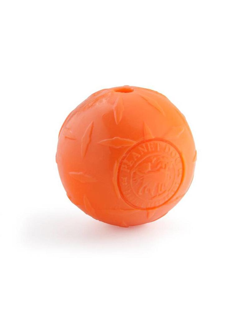 Planet Dog Orbee-Tuff Diamond Plate Ball Large Orange