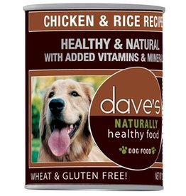 Dave's Dog Naturally Healthy Chicken & Rice 22oz