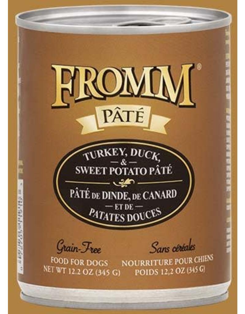 Fromm Turkey, Duck & Sweet Potato Pate' 12.2oz