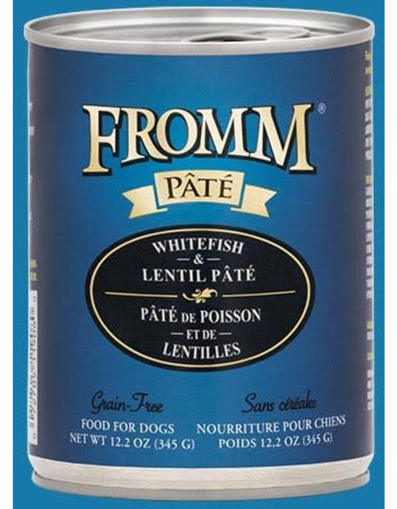 Fromm Whitefish & Lentil Pate' 12.2oz