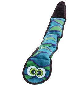 Outward Hound Invincibles Snake Blue & Green with 3 Squeakers