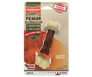 Nylabone Power Chew Alternative Femur Beef Wolf Pet in the City