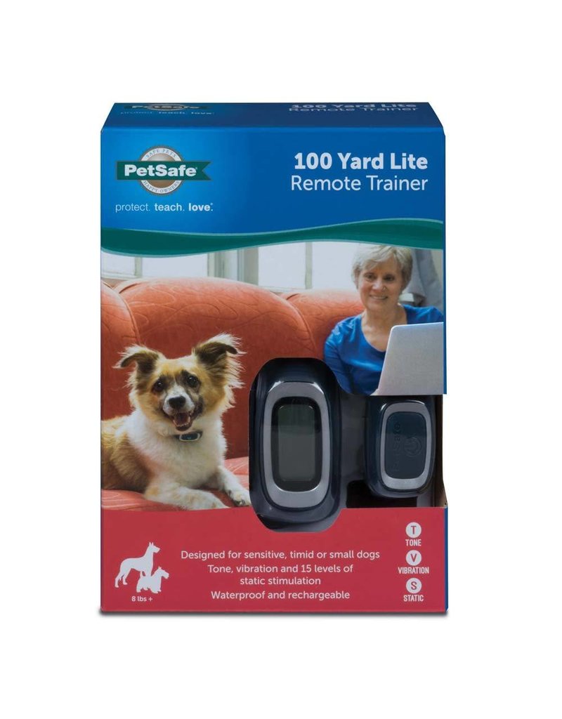 PetSafe 100 Yard Remote Trainer - Rechargeable Dog Training Collar With Tone, Vibration & Static Stimulation