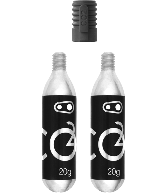 CO2 16G Cartridge (2 Units) W/ Adaptateur