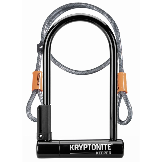 Kryptonite  Keeper 12 STD w/4' Flex Cable