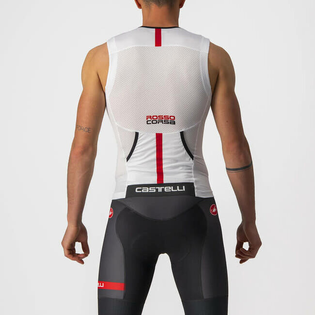 Castelli Maillot Free Tri 2 Sleeveless White