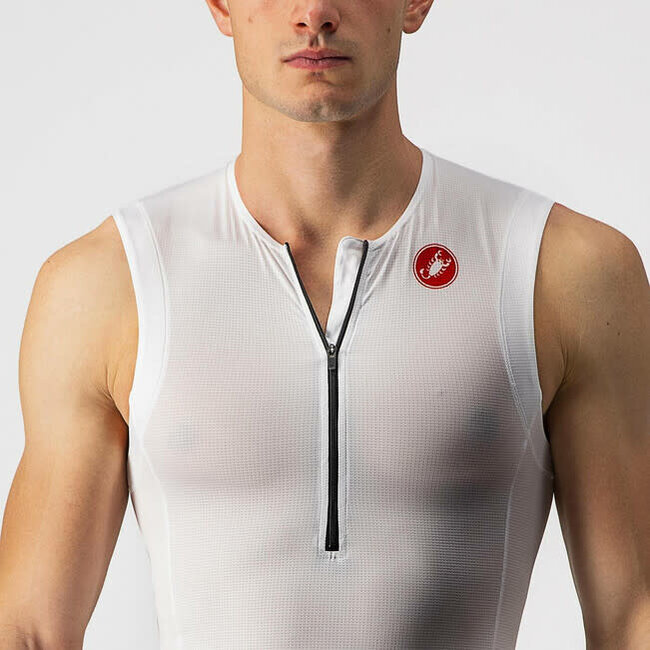 Castelli Maillot Free Tri 2 Sleeveless White
