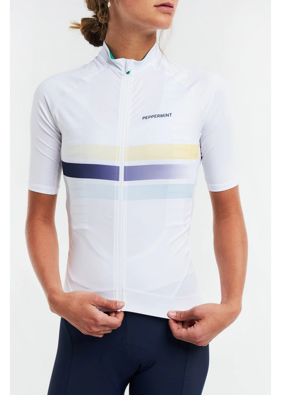 Peppermint Cycling Peppermint Cycling maillot signature Vibe White