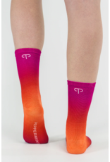 Peppermint Cycling Peppermint Cycling Signature Socks Knit Frost Bright Coral
